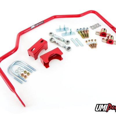 UMI Performance 64-72 GM A-Body 1in Tubular Rear Sway Bar Chassis Mounted