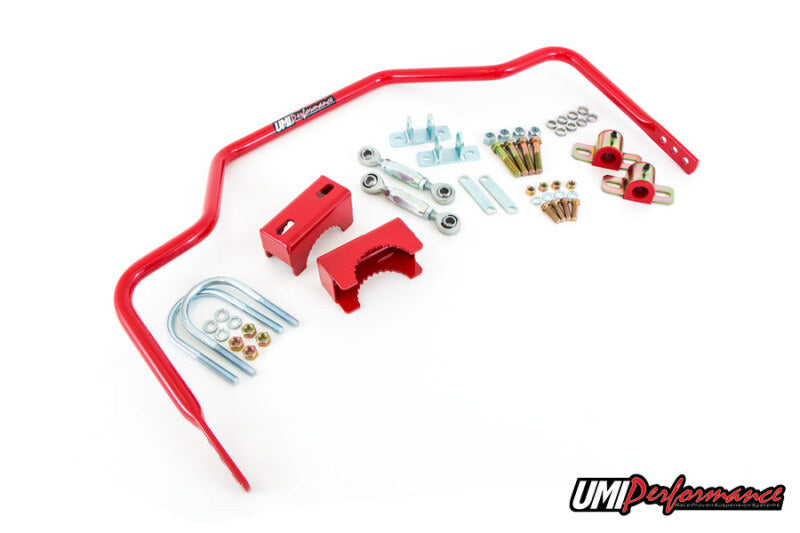 UMI Performance 64-72 GM A-Body 1in Tubular Rear Sway Bar Chassis Mounted UMI Performance 64-72 GM A-Body 1in Tubular Rear Sway Bar Chassis Mounted