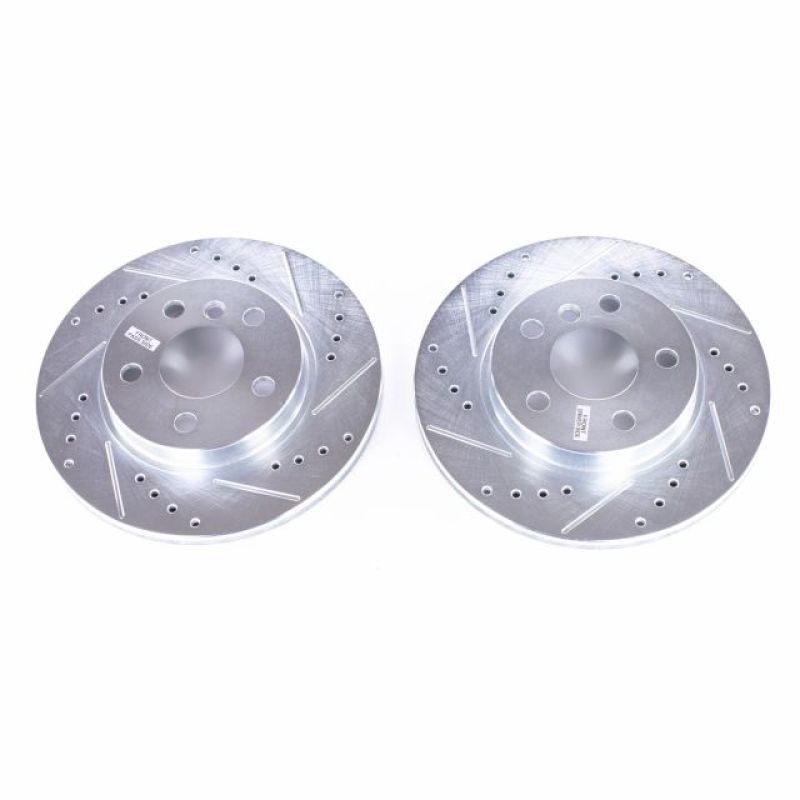 Power Stop 14-18 BMW i3 Front Evolution Drilled & Slotted Rotors - Pair Power Stop 14-18 BMW i3 Front Evolution Drilled & Slotted Rotors - Pair