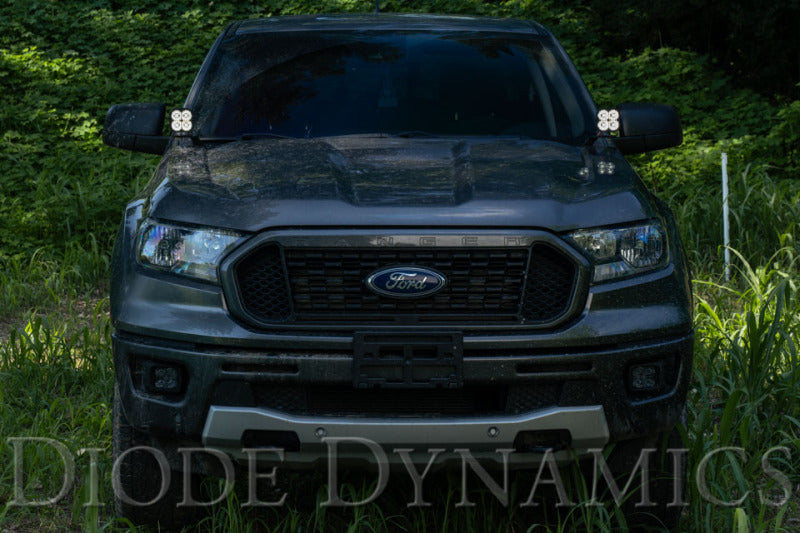 Diode Dynamics 19-21 Ford Ranger Stage Series 2in LED Ditch Light Kit - Pro White Combo Diode Dynamics 19-21 Ford Ranger Stage Series 2in LED Ditch Light Kit - Pro White Combo