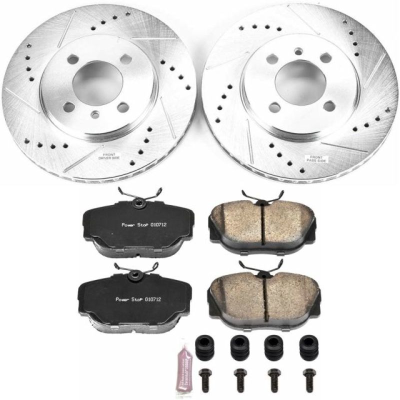 Power Stop 91-92 BMW 318i Front Z23 Evolution Sport Brake Kit Power Stop 91-92 BMW 318i Front Z23 Evolution Sport Brake Kit