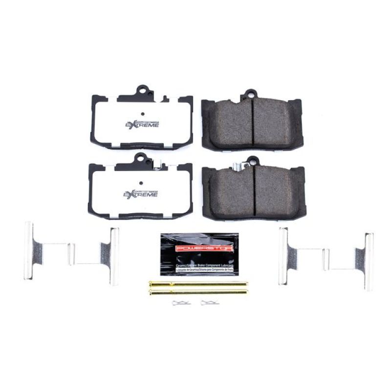 Power Stop 16-17 Lexus GS200t Front Z26 Extreme Street Brake Pads w/Hardware Power Stop 16-17 Lexus GS200t Front Z26 Extreme Street Brake Pads w/Hardware
