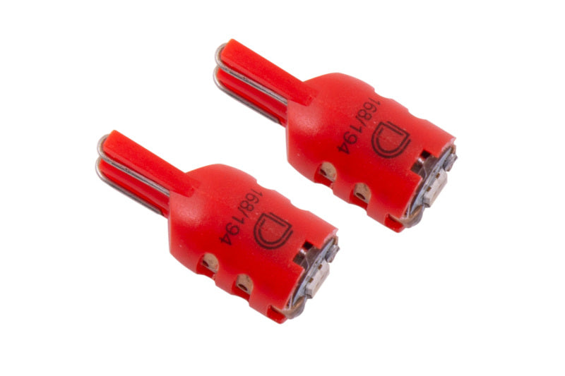 Diode Dynamics 194 LED Bulb HP5 LED - Red Short (Pair) Diode Dynamics 194 LED Bulb HP5 LED - Red Short (Pair)