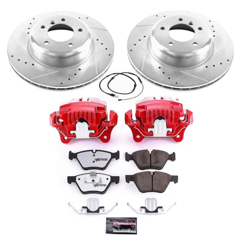 Power Stop 09-16 BMW Z4 Front Z26 Street Warrior Brake Kit w/Calipers Power Stop 09-16 BMW Z4 Front Z26 Street Warrior Brake Kit w/Calipers