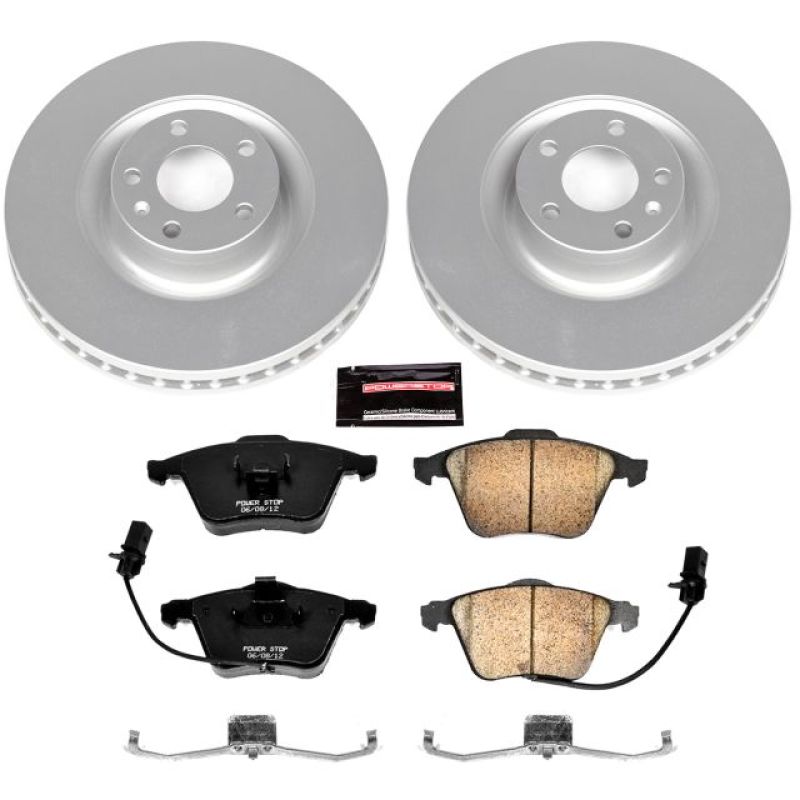 Power Stop 04-09 Audi S4 Front Z23 Evolution Sport Coated Brake Kit Power Stop 04-09 Audi S4 Front Z23 Evolution Sport Coated Brake Kit