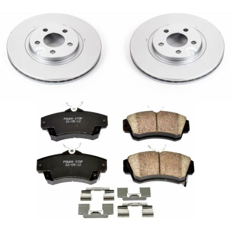 Power Stop 01-10 Chrysler PT Cruiser Front Z17 Evolution Geomet Coated Brake Kit Power Stop 01-10 Chrysler PT Cruiser Front Z17 Evolution Geomet Coated Brake Kit