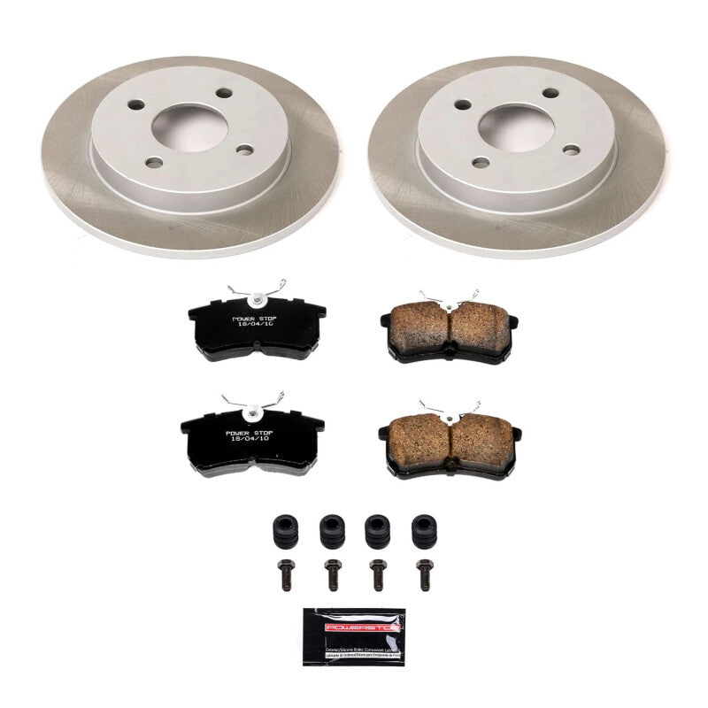 Power Stop 01-07 Ford Focus Rear Semi-Coated Rotor Kit Power Stop 01-07 Ford Focus Rear Semi-Coated Rotor Kit