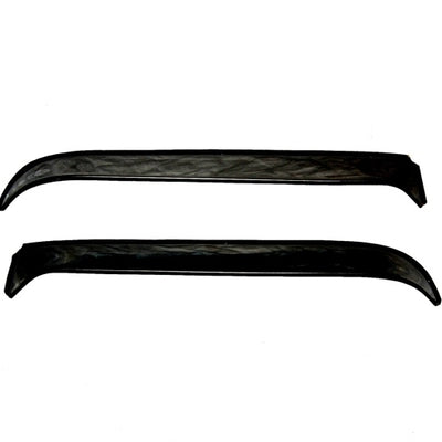 AVS 80-96 Ford Bronco Ventshade Extra Wide 2pc - Stainless