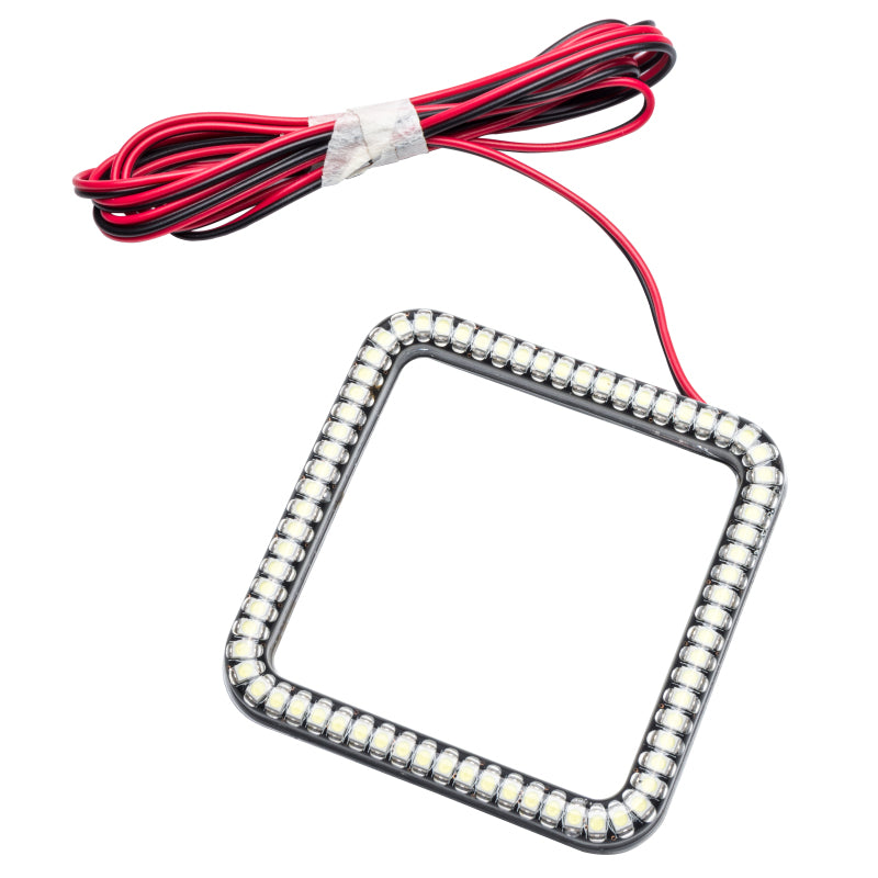 Oracle Off-Road 3in W Square Spotlight with Halo - White SEE WARRANTY Oracle Off-Road 3in W Square Spotlight with Halo - White SEE WARRANTY