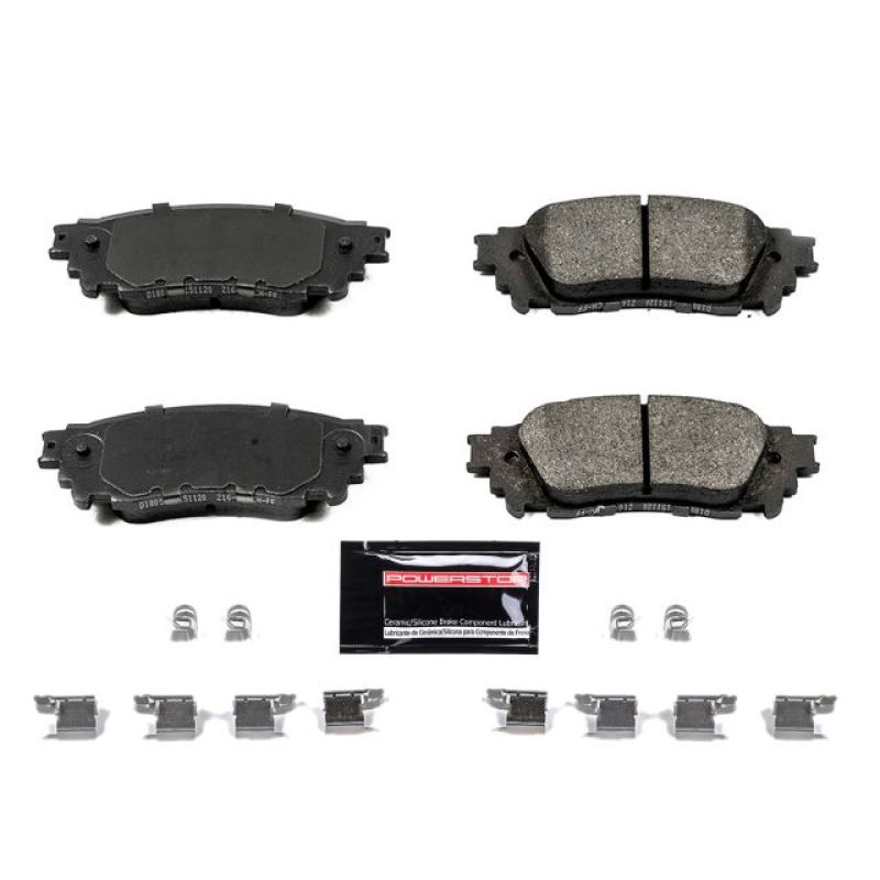 Power Stop 15-17 Lexus NX200t Rear Z23 Evolution Sport Brake Pads w/Hardware Power Stop 15-17 Lexus NX200t Rear Z23 Evolution Sport Brake Pads w/Hardware