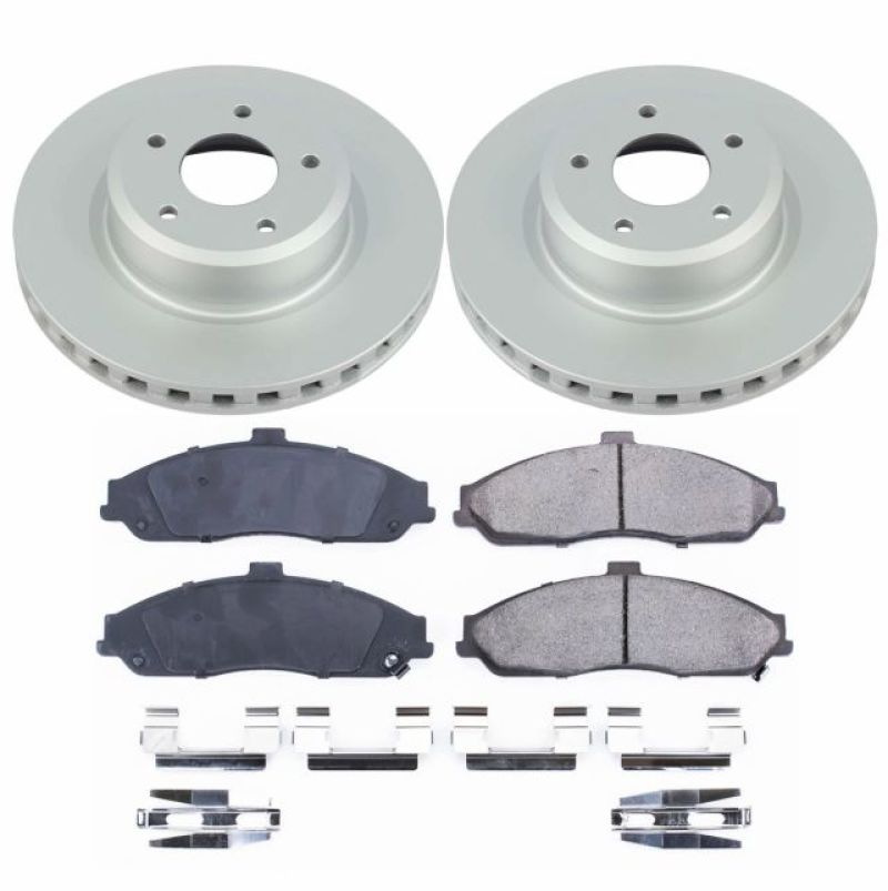 Power Stop 05-06 Pontiac GTO Front Z17 Evolution Geomet Coated Brake Kit Power Stop 05-06 Pontiac GTO Front Z17 Evolution Geomet Coated Brake Kit