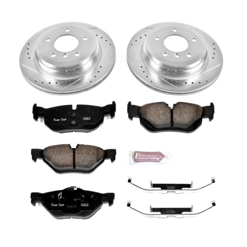 Power Stop 11-13 BMW 328i Rear Z23 Evolution Sport Brake Kit Power Stop 11-13 BMW 328i Rear Z23 Evolution Sport Brake Kit