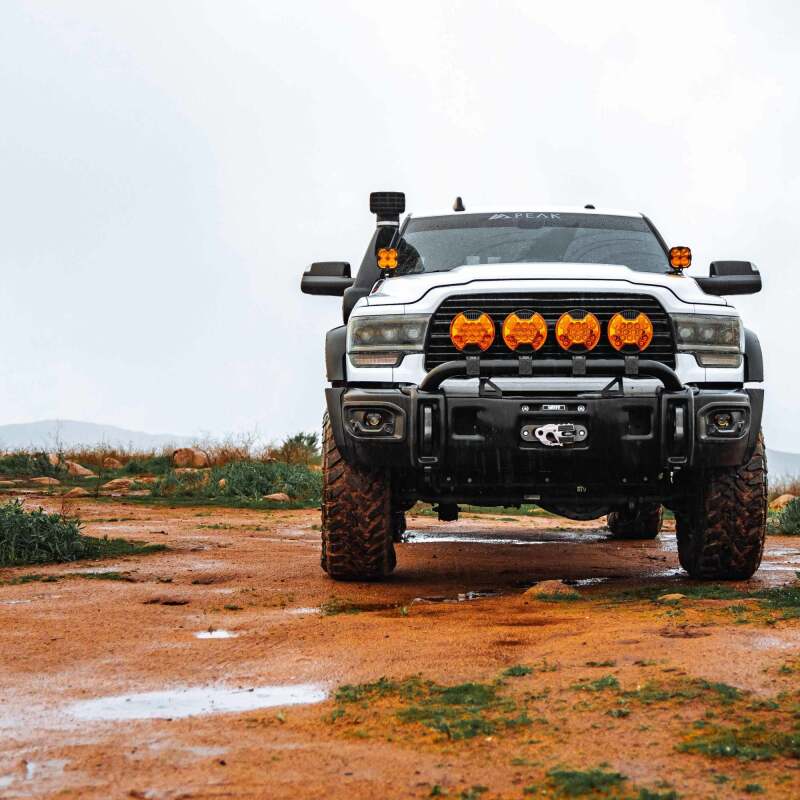 KC HiLiTES SlimLite 8in. LED Light Shield (Shield Only) - Amber KC HiLiTES SlimLite 8in. LED Light Shield (Shield Only) - Amber