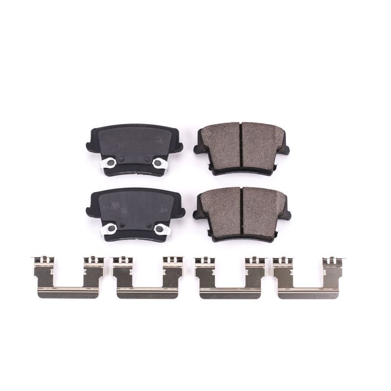 Power Stop 06-14 Dodge Charger Rear Z17 Evolution Ceramic Brake Pads w/Hardware Power Stop 06-14 Dodge Charger Rear Z17 Evolution Ceramic Brake Pads w/Hardware