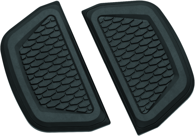 Kuryakyn Hex Passenger Board Inserts Black Kuryakyn Hex Passenger Board Inserts Black