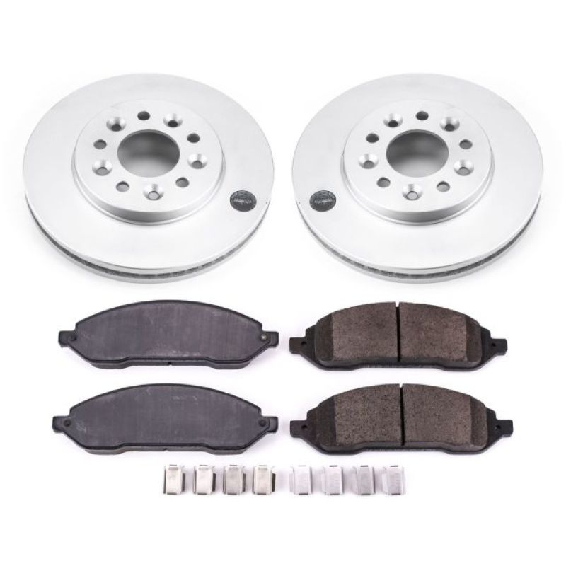 Power Stop 04-07 Ford Freestar Front Z17 Evolution Geomet Coated Brake Kit Power Stop 04-07 Ford Freestar Front Z17 Evolution Geomet Coated Brake Kit
