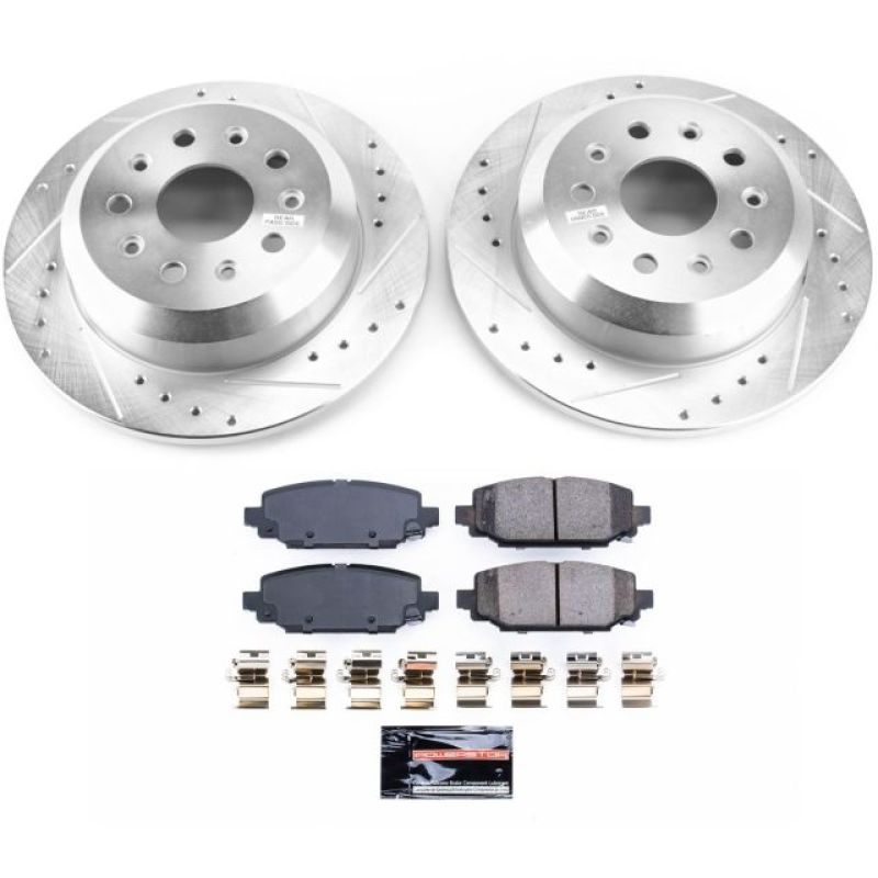 Power Stop 18-19 Jeep Wrangler Rear Z23 Evolution Sport Brake Kit Power Stop 18-19 Jeep Wrangler Rear Z23 Evolution Sport Brake Kit