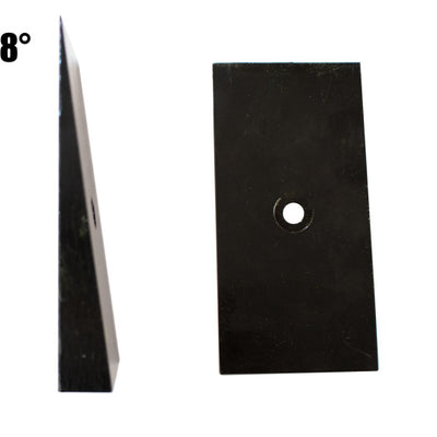 Fishbone Offroad Universal 8in Leaf Spring Shim - Black