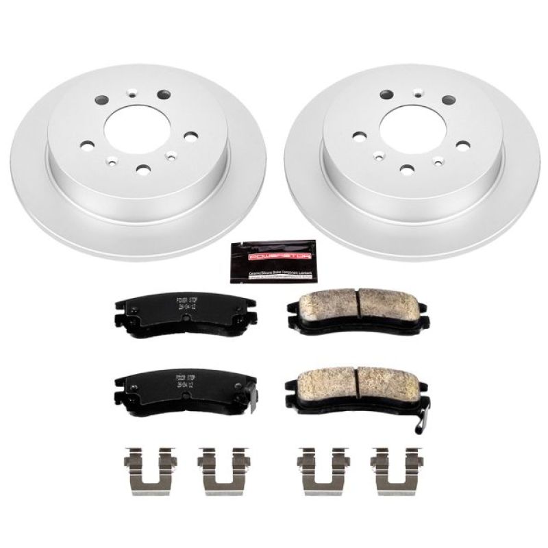 Power Stop 08-09 Buick Allure Rear Z17 Evolution Geomet Coated Brake Kit Power Stop 08-09 Buick Allure Rear Z17 Evolution Geomet Coated Brake Kit