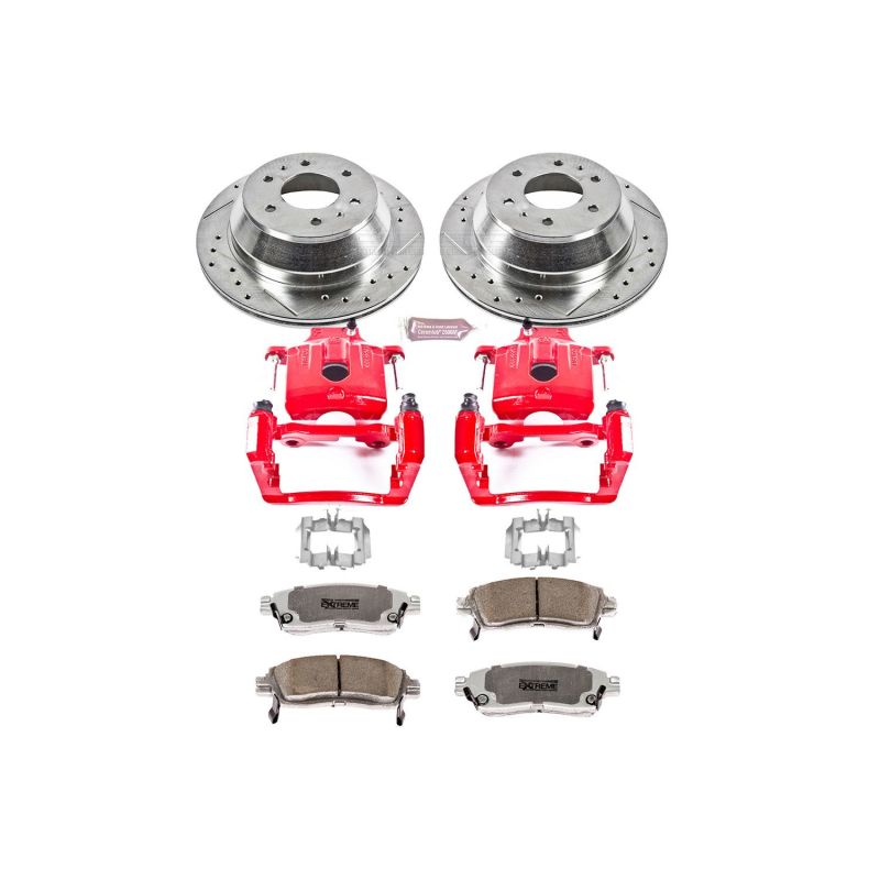 Power Stop 04-07 Buick Rainier Rear Z26 Street Warrior Brake Kit w/Calipers Power Stop 04-07 Buick Rainier Rear Z26 Street Warrior Brake Kit w/Calipers