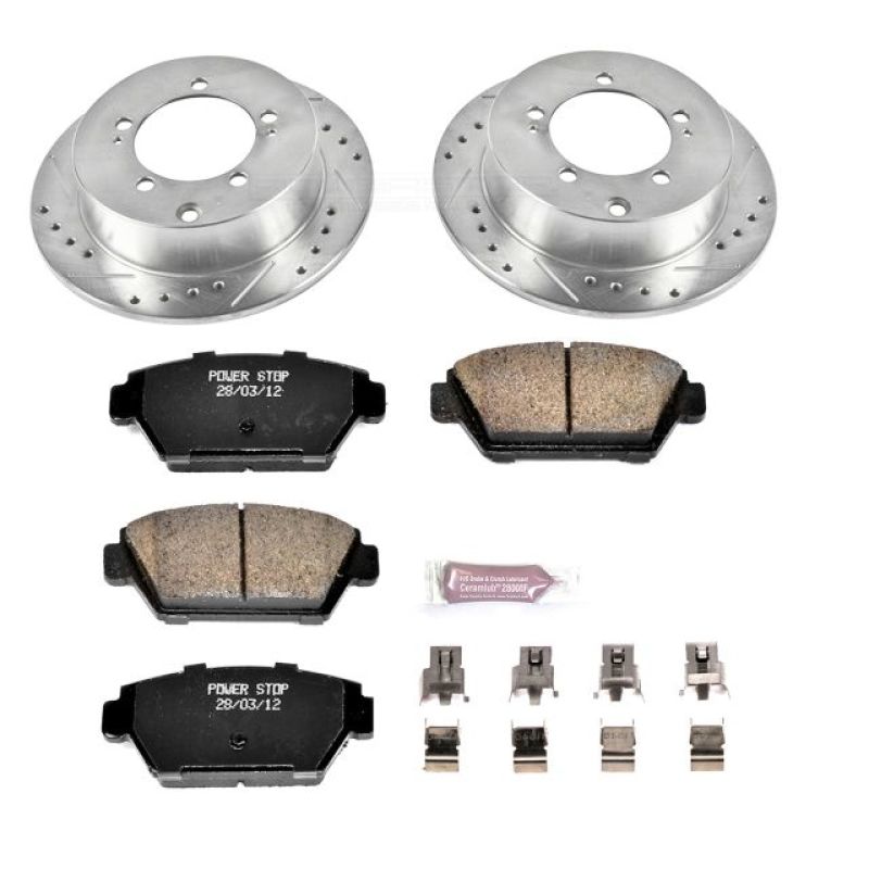 Power Stop 90-94 Eagle Talon Rear Z23 Evolution Sport Brake Kit Power Stop 90-94 Eagle Talon Rear Z23 Evolution Sport Brake Kit