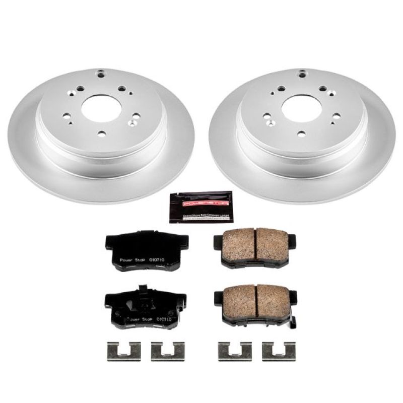 Power Stop 10-18 Acura RDX Rear Z17 Evolution Geomet Coated Brake Kit Power Stop 10-18 Acura RDX Rear Z17 Evolution Geomet Coated Brake Kit