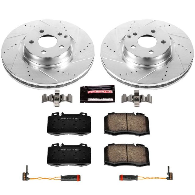 Power Stop 2003 Mercedes-Benz SL500 Front Z23 Evolution Sport Brake Kit Power Stop 2003 Mercedes-Benz SL500 Front Z23 Evolution Sport Brake Kit
