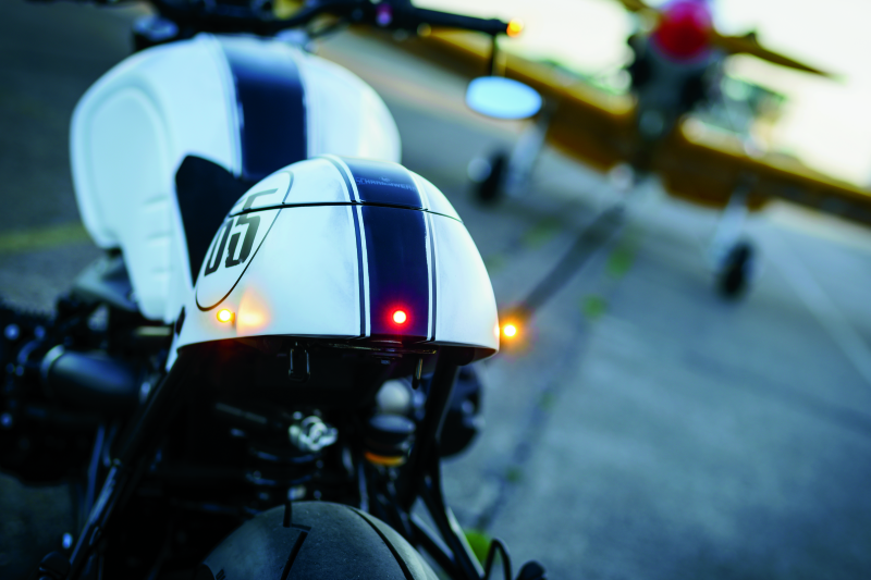 Kuryakyn Kellerman Atto Smoke Lens Red Run-Brake Satin Black Kuryakyn Kellerman Atto Smoke Lens Red Run-Brake Satin Black