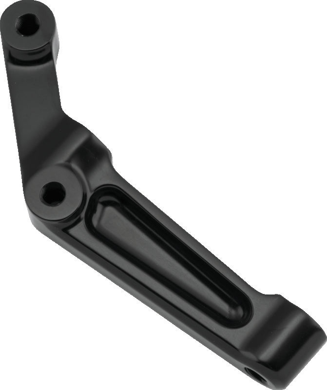 Performance Machine Radial Caliper Bracket Left - Black Ano Performance Machine Radial Caliper Bracket Left - Black Ano