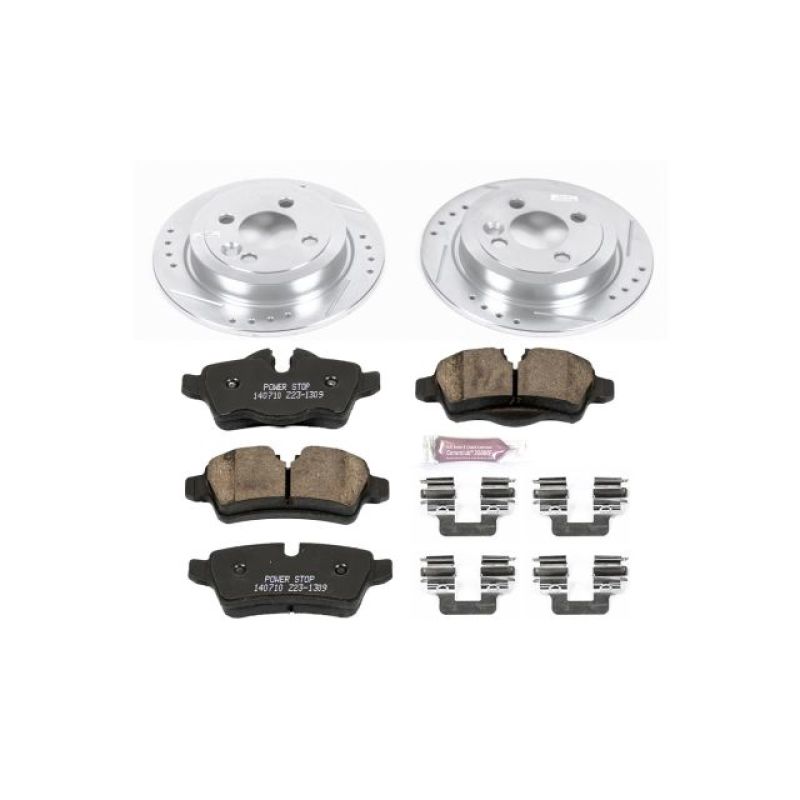 Power Stop 11-16 Mini Cooper Rear Z23 Evolution Sport Brake Kit Power Stop 11-16 Mini Cooper Rear Z23 Evolution Sport Brake Kit