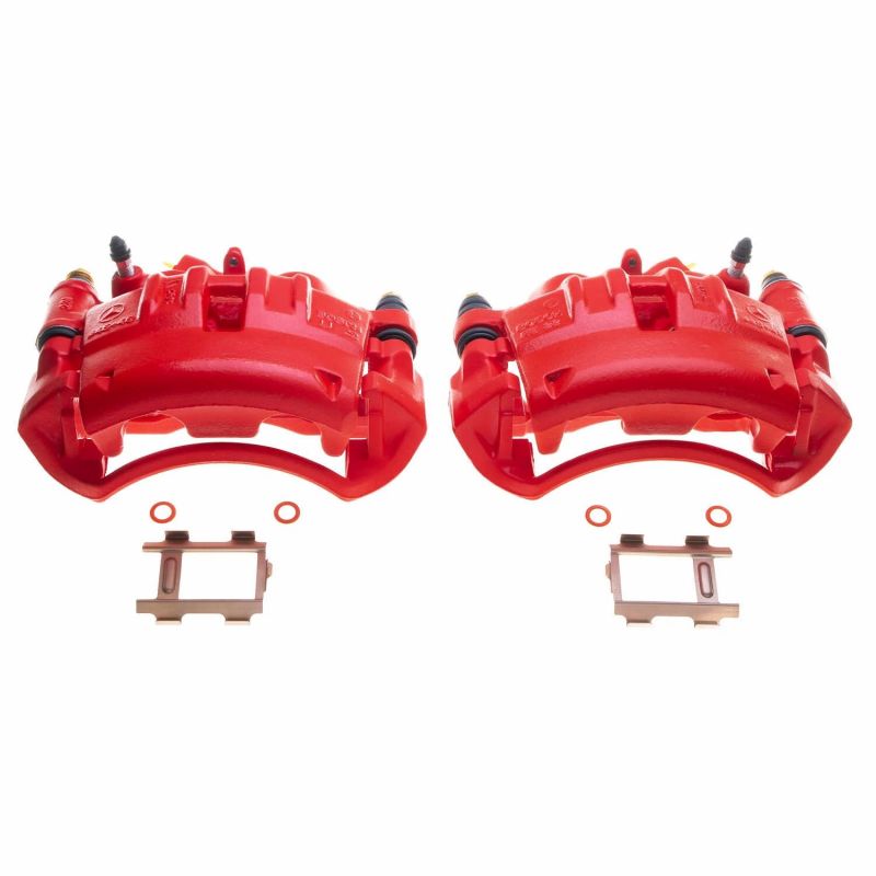 Power Stop 05-06 Dodge Sprinter 2500 Rear Red Calipers - Pair Power Stop 05-06 Dodge Sprinter 2500 Rear Red Calipers - Pair