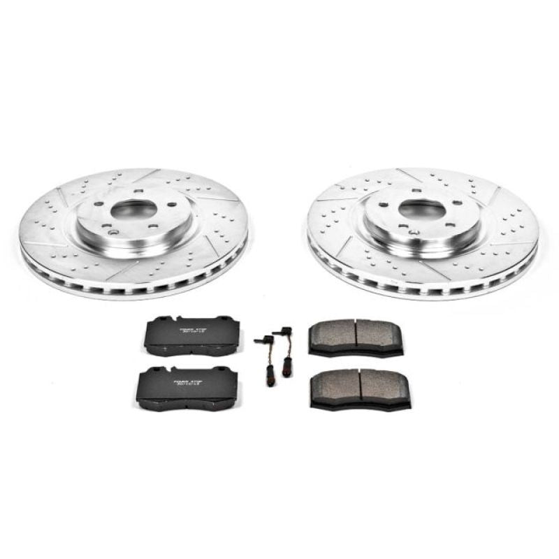 Power Stop 2004 Mercedes-Benz C230 Front Z23 Evolution Sport Brake Kit Power Stop 2004 Mercedes-Benz C230 Front Z23 Evolution Sport Brake Kit