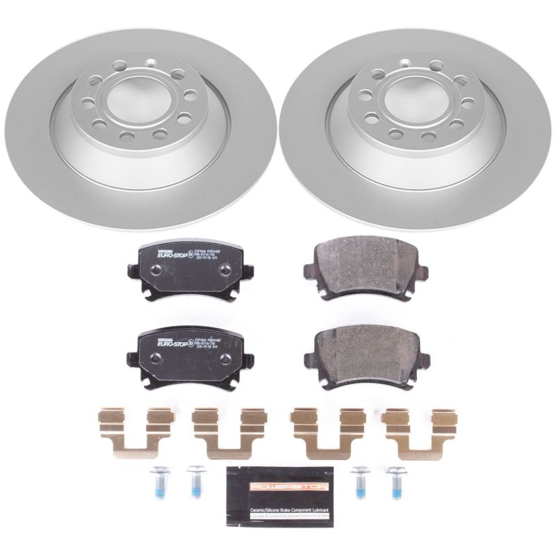 Power Stop 05-11 Audi A6 Rear Euro-Stop Brake Kit Power Stop 05-11 Audi A6 Rear Euro-Stop Brake Kit