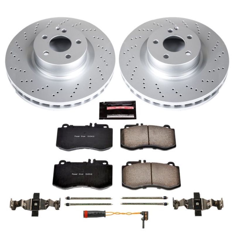 Power Stop 10-16 Mercedes-Benz E350 Front Z23 Evolution Sport Coated Brake Kit Power Stop 10-16 Mercedes-Benz E350 Front Z23 Evolution Sport Coated Brake Kit