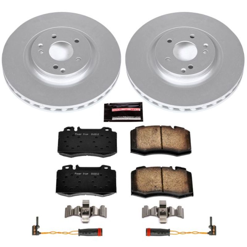 Power Stop 2004 Mercedes-Benz C230 Front Z23 Evolution Sport Coated Brake Kit Power Stop 2004 Mercedes-Benz C230 Front Z23 Evolution Sport Coated Brake Kit