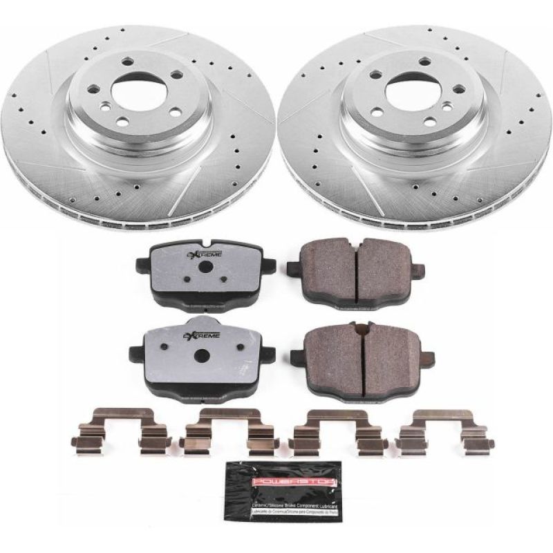 Power Stop 10-15 BMW 550i GT Rear Z26 Street Warrior Brake Kit Power Stop 10-15 BMW 550i GT Rear Z26 Street Warrior Brake Kit