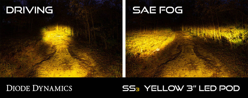 Diode Dynamics SS3 Pro ABL - Yellow Combo Standard (Pair) Diode Dynamics SS3 Pro ABL - Yellow Combo Standard (Pair)