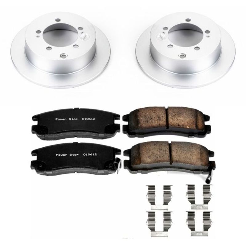 Power Stop 95-05 Chrysler Sebring Rear Z17 Evolution Geomet Coated Brake Kit Power Stop 95-05 Chrysler Sebring Rear Z17 Evolution Geomet Coated Brake Kit