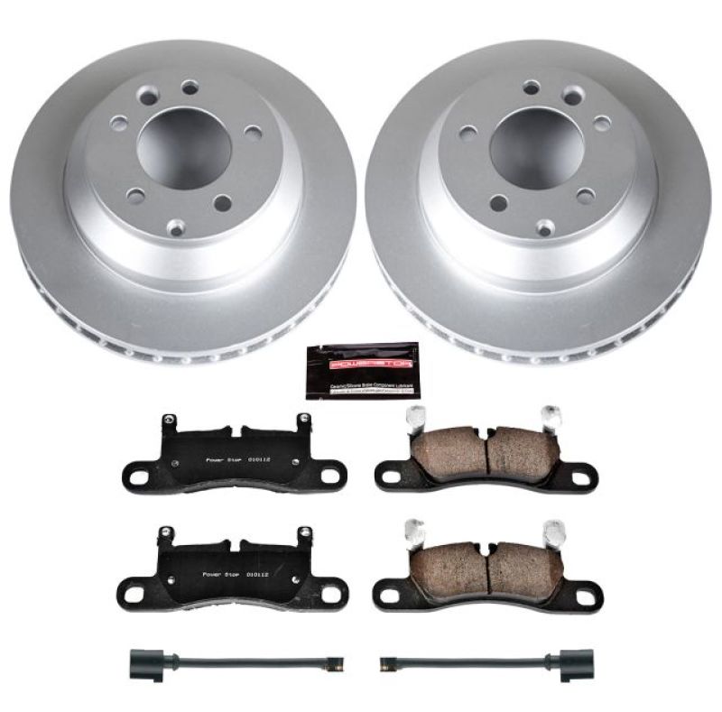 Power Stop 11-18 Porsche Cayenne Rear Z23 Evolution Sport Coated Brake Kit Power Stop 11-18 Porsche Cayenne Rear Z23 Evolution Sport Coated Brake Kit