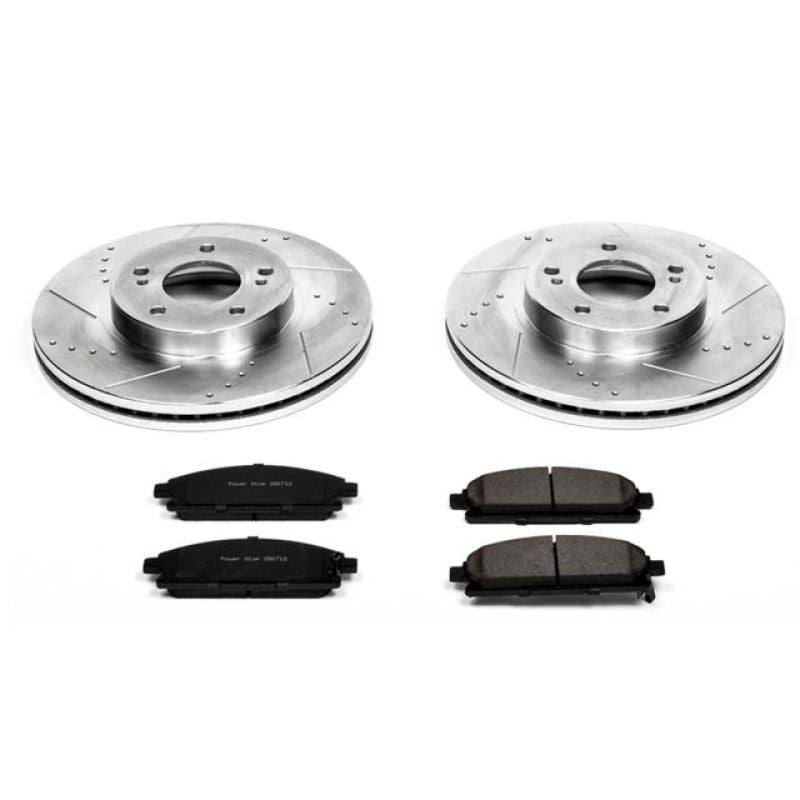 Power Stop 97-01 Infiniti Q45 Front Z23 Evolution Sport Brake Kit Power Stop 97-01 Infiniti Q45 Front Z23 Evolution Sport Brake Kit