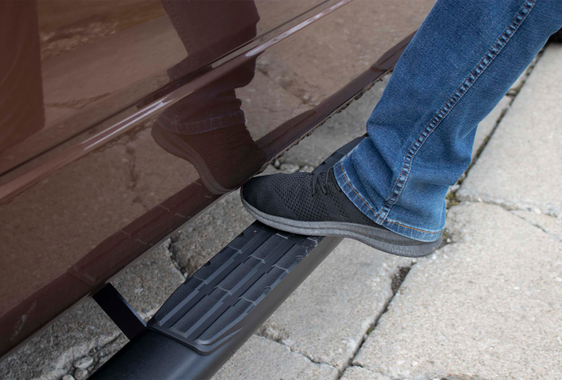 Fishbone Offroad 09-14 Ford F150 Extended Super Cab Oval Side Steps - Black Textured Fishbone Offroad 09-14 Ford F150 Extended Super Cab Oval Side Steps - Black Textured