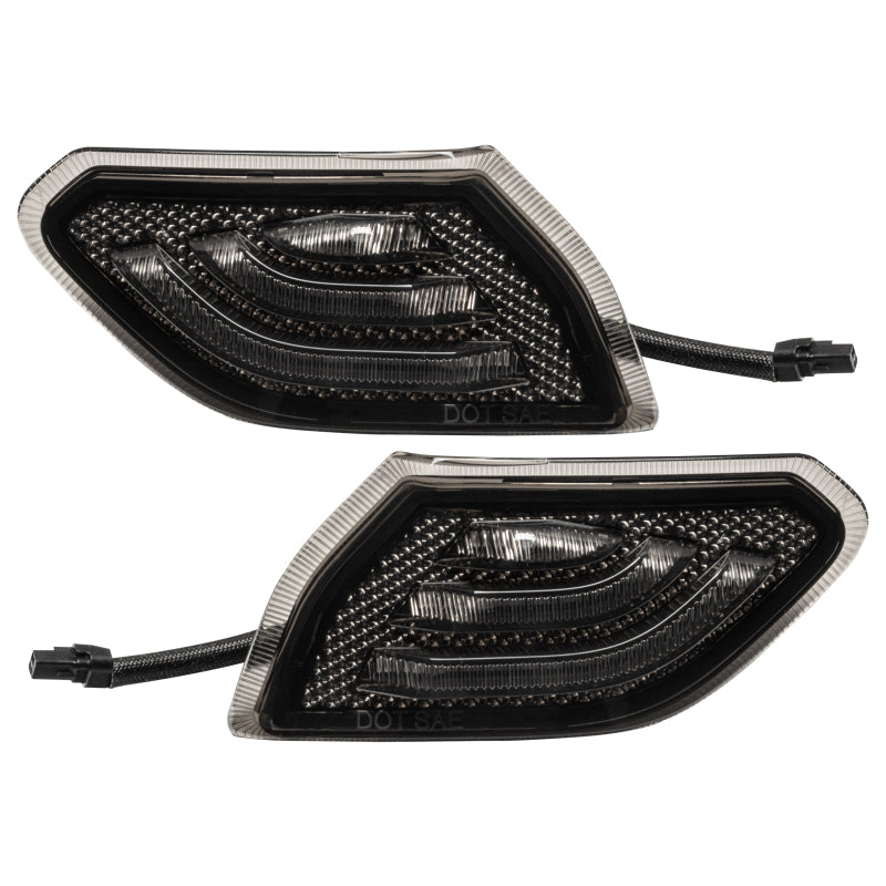 Oracle Jeep Wrangler JL Smoked Lens LED Front Sidemarkers SEE WARRANTY Oracle Jeep Wrangler JL Smoked Lens LED Front Sidemarkers SEE WARRANTY