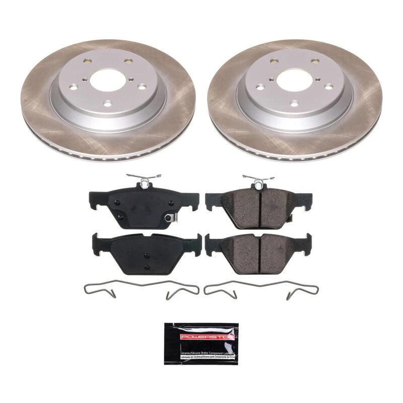 Power Stop 19-22 Subaru Forester Rear Semi-Coated Rotor Kit Power Stop 19-22 Subaru Forester Rear Semi-Coated Rotor Kit