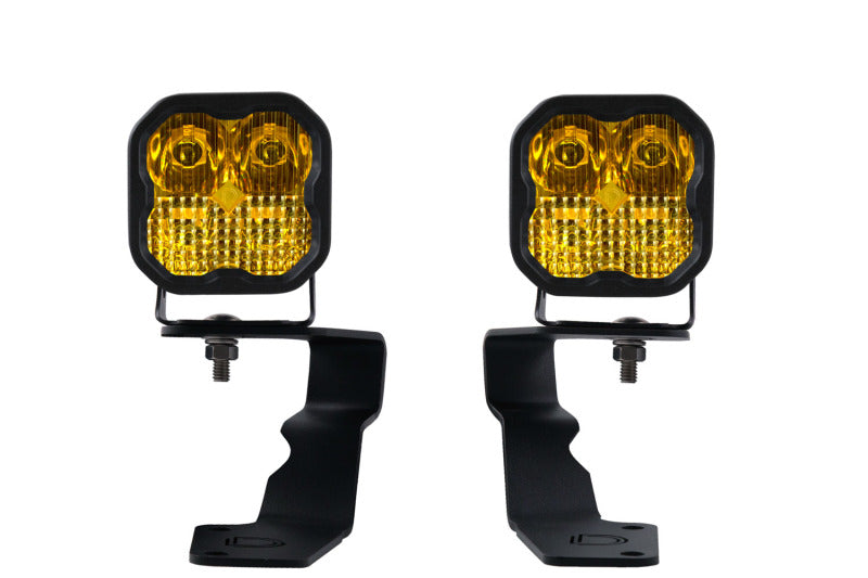 Diode Dynamics 15-21 Subaru WRX/STi Pro SS3 LED Ditch Light Kit - Yellow Combo Diode Dynamics 15-21 Subaru WRX/STi Pro SS3 LED Ditch Light Kit - Yellow Combo