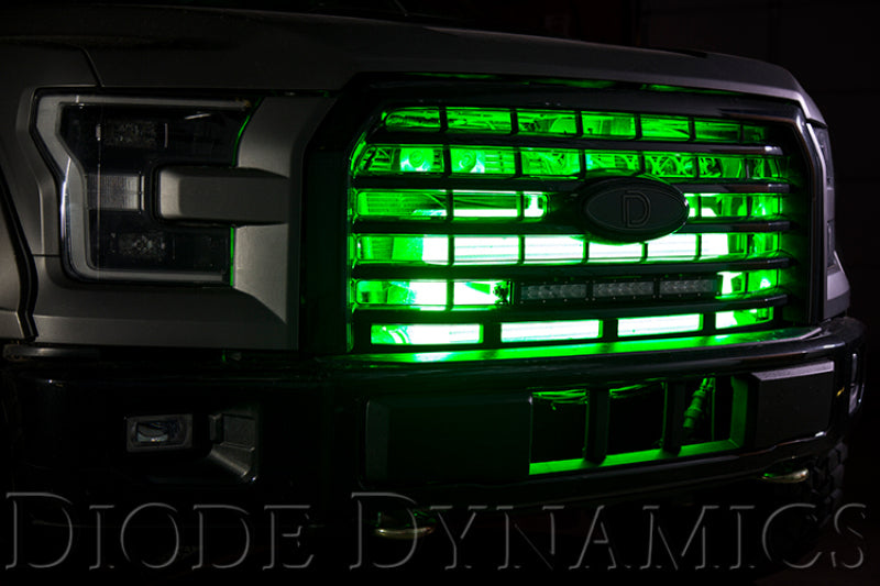 Diode Dynamics RGBW Grille Strip Kit 4pc Multicolor Diode Dynamics RGBW Grille Strip Kit 4pc Multicolor