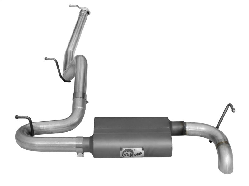 aFe Scorpion Exhaust System Cat Back 2.5in Aluminized Hi-Tuck 07-18 Jeep Wrangler JK V6 3.6/3.8L aFe Scorpion Exhaust System Cat Back 2.5in Aluminized Hi-Tuck 07-18 Jeep Wrangler JK V6 3.6/3.8L
