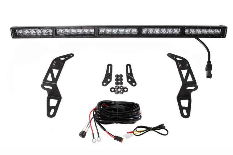Diode Dynamics 18-21 Jeep JL Wrangler/Gladiator SS30 Bumper Bracket Kit - White Driving (Single) Diode Dynamics 18-21 Jeep JL Wrangler/Gladiator SS30 Bumper Bracket Kit - White Driving (Single)