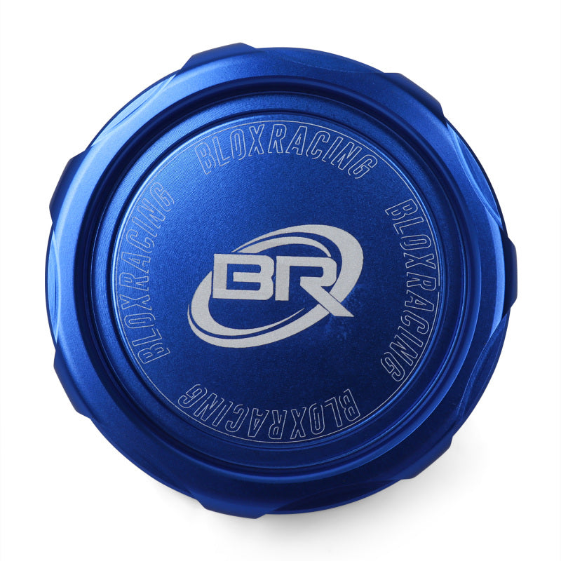 BLOX Racing Billet Honda Oil Cap - Blue BLOX Racing Billet Honda Oil Cap - Blue