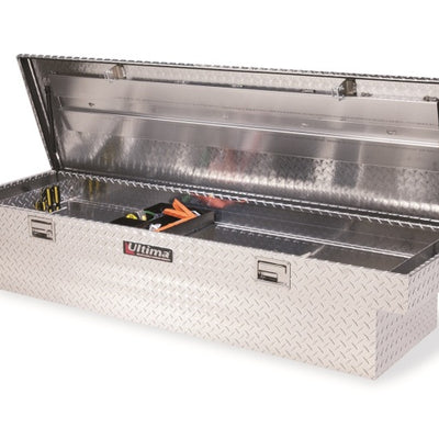 Lund 67-99 Chevy CK Ultima Deep Single Lid Crossover Tool Box - Brite