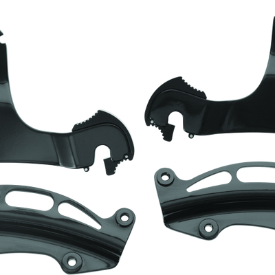 Kuryakyn Quick Release Mount For Multi-Purpose Backrest 14-Up Touring Models Black